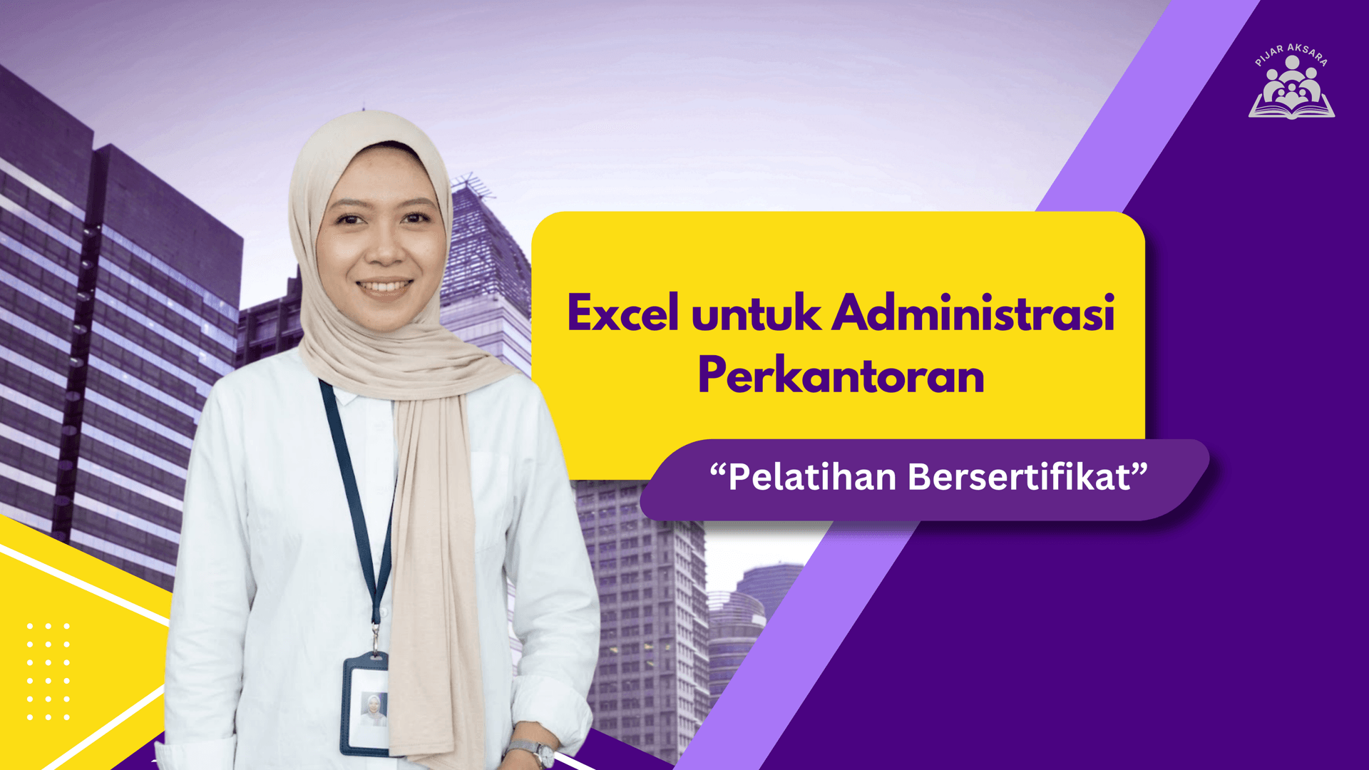 Media Brosur Kursus: Excel untuk Administrasi Perkantoran